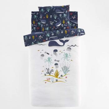 Housse de couette enfant Melvil Blanc 140 x 200 cm La Redoute Intérieurs