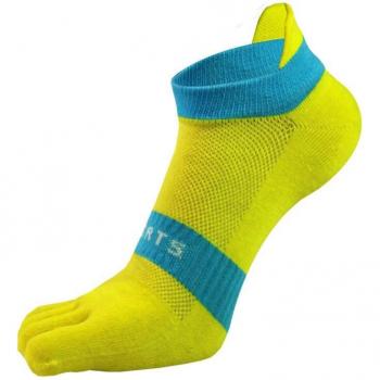 Men's Five Finger Ankle Socks, Cotton Compression Sport Socks EU 38-44
