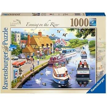 Ravensburger Evening on the River by Kevin Walsh 1000 piece jigsaw puzzle