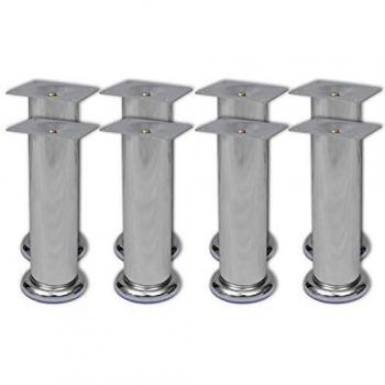 Chrome Round Sofa Legs 180 mm