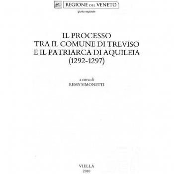 Il processo tra il comune di Treviso e il patriarca di Aquileia
