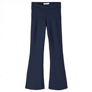 Pantalones infantiles Name It Frikkali Bootcut azul semi-svasados
