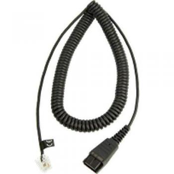 Jabra QD CORD with resistor 47K Ohm Coiled, 8800-01-19