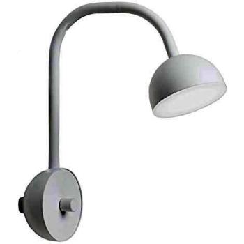 Northern Blush Lampada di Parete in Bianco, 9×25 cm