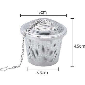 Filtre à thé en maille d'acier inoxydable