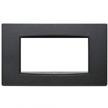 Vimar Eikon Placca Classic 4 Moduli Antracite Mostrina Vimar 20654.15