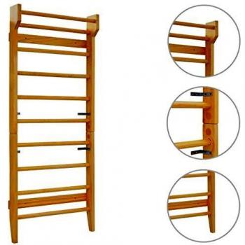 Wood Wall Bar 80x15.8x195 cm for Fitness