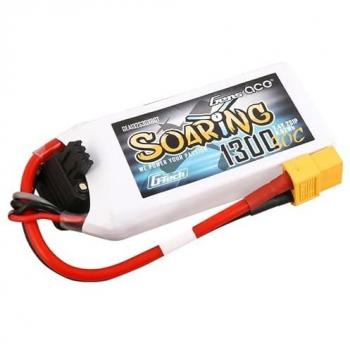 PeakPower 7.4V LiPo 1300 mAh Kit – 2‑Cell, 30C Output, XT60 Block Design