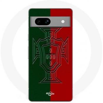 Protezione Maniacase Google Pixel 7a con Stemma Portoghese Verde e Rosso