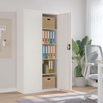 VidaXL File Cabinet White 35.4x15.7x70.9 Steel