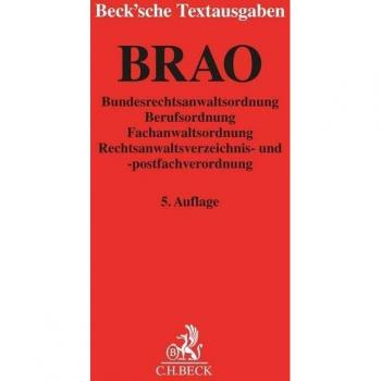 BRAO. Bundesrechtsanwaltsordnung