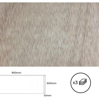 Set de tableros MDF Bertini 900x600x10mm (3 unidades)