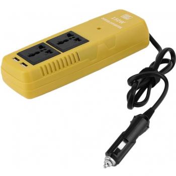 Inversor de 12V a 220V 150W para Vehículos, salida USB