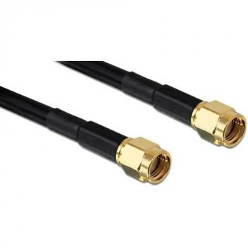 DELOCK HF RP-SMA Stecker > RP-SMA Stecker 10 m LMR195 Low Loss