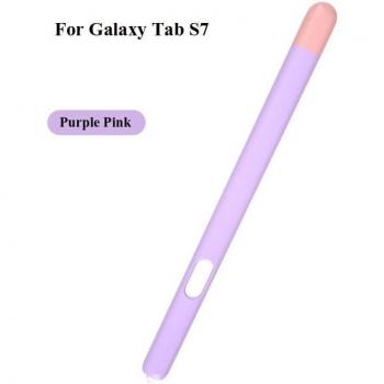 Funda Elegante Bicolor Silicona Galaxy Tab S6 Lite y S7 – Incluye Soporte para Stylus