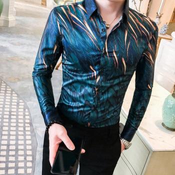 Camisa de Fiesta Floral para Caballero