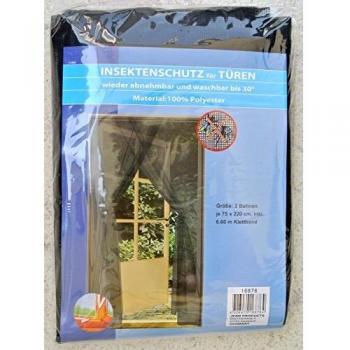 Insektenschutznetz für Türen 2-teilig 75 x 220 cm