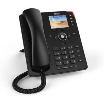 Snom D713 IP Telefono da Tavolo SIP con Display a Colori TFT 2,8 Nero