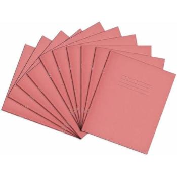 Rhino Classic 8x6.5 Pink 80‑Page 40‑Leaf Plain Notebook VEX544-15-4