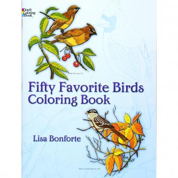 Fifty Favourite Birds Colouring Book by Lisa Bonforte