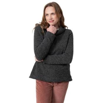 Lily & Me Charcoal Bouclé Cowl Jumper – 18