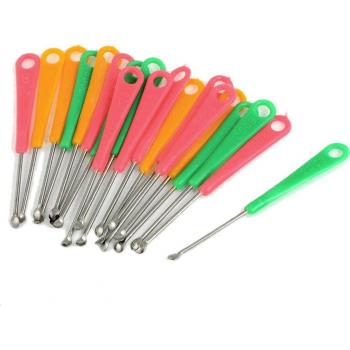 20 Stuks Rood Groen Geel Plastic Oorlepels