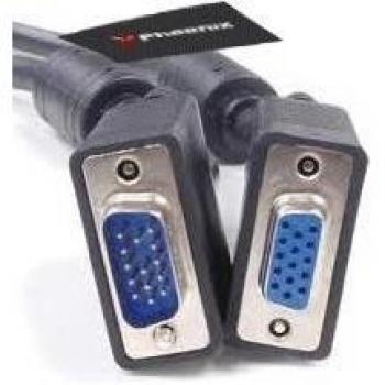 CABLE VGA PHOENIX MACHO HEMBRA 15M NEGRO