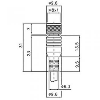 Cavo di collegamento CS-B1-01-G-05 Datalogic 1 pz