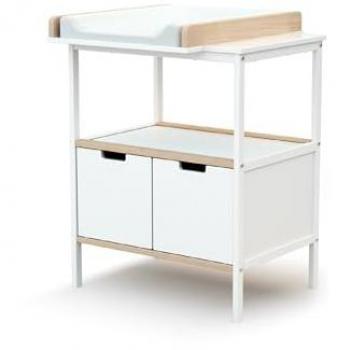 Cambiador de Ropa para Bebés AT4 en Blanco y Haya