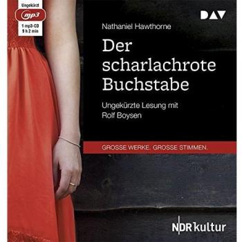 Nathaniel Hawthorne. Der scharlachrote Buchstabe. 1 MP3-CD.