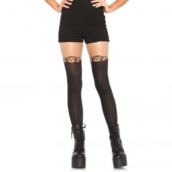 Leg Avenue Spandex-Strumpfhose Damen – Schwarz, Einheitsgröße