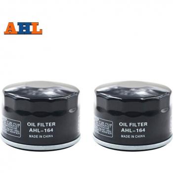 2PCS AHL Oil Filter for BMW F650GS F700GS F750GS F800GS Adventure F800R F800ST HP2 Enduro Sport C600 C650GT 647