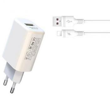 Cargador Rápido Xo L85D 18W + Cable Lightning