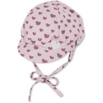 Bonnet rose avec ballons et cœurs Sterntaler