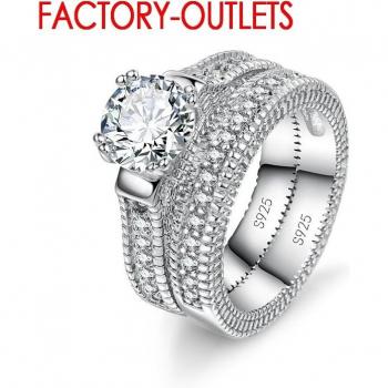Eleganter Hochzeitsring aus 925er Silber für Paare