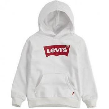 Felpa con Cappuccio Levi's Batwing per Bambini, Bianco