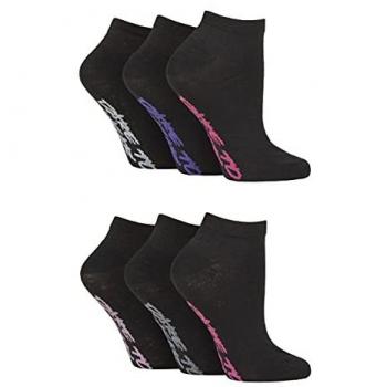 Blooming Black Pique Trainer Socks – Women’s 4‑8 Size Pack