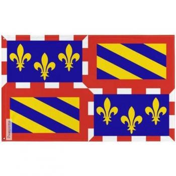 160 cm × 240 cm Burgundy Textile Flag – Polyester, Two‑Way Print, Metal Eyelets