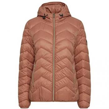 Damen Steppjacke FRANSA FRBapadding mit Kapuze in Beige (Cedar Wood), Größe L