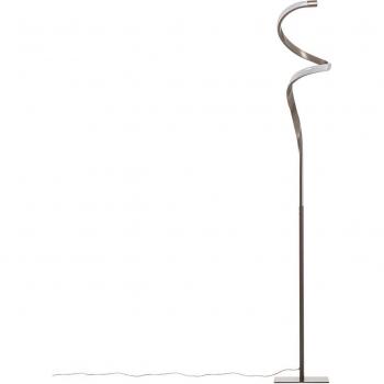 Lindby Kamia Stehleuchte mit LED in Nickel