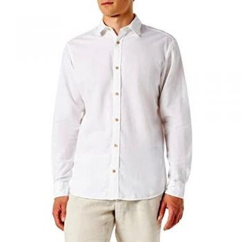 Camicia JACK&JONES Camicia Casual L/S Bianco Slim Fit XL Uomo