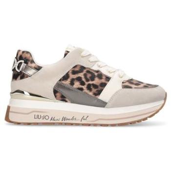 Liu Jo Sneaker Maxi Wonder 91 Tierdruck – Damen, Leder, 3-5 cm, 38 EU