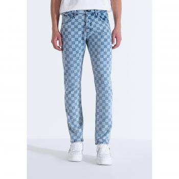 Slim Fit 5-Pocket Jeans Clive in Jeansblau, Größe 33