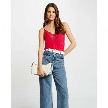Morgan Damen Top 241-OPAMI Rosa Regular Fit Größe 42