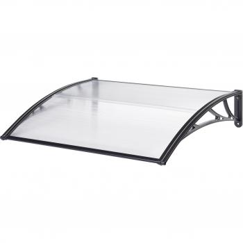 Marquise de porte d'entrée 150 x 100 cm résistante