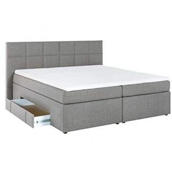 Möbelfreude Boxspringbett Andybur mit Stauraum 180x200 cm H2/H3