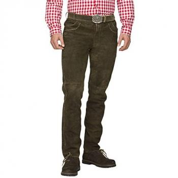 Stockerpoint Herren Hose Rocco3 Lederhose, Braun