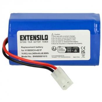 Extensilo 3400mAh Battery for Xiaomi Mijia G1 Home Cleaner (14.4V, Li-ion)