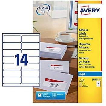 Avery 140 Count Self Adhesive Mailing Labels