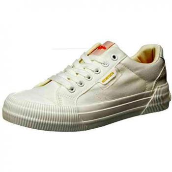 Rocket Dog Cheery Canvas Trainers (White, Size UK 3)